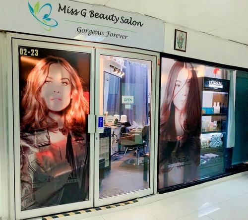 Miss G Beauty Salon in Singapore.